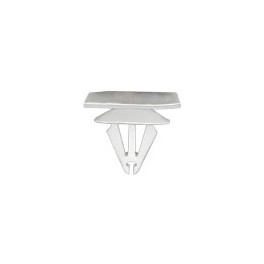 White Nylon Door Sill and Rocker Panel Molding Retainer GM 92138865, 10/pk, S04 White Nylon Door Sill and Rocker Panel Molding Retainer GM 92138865, 10/pk, S04