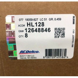 Genuine AC Delco HL128 Lifters, 12648846 / 12698945, 8/Box Genuine AC Delco HL128 Lifters, 12648846 / 12698945, 8/Box