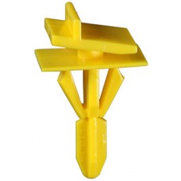 Yellow Nylon Door Molding Clip, GM 25774893, 10/pk, A228
