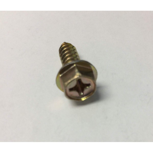 Viti Per Targa Donkey Auto &ndash; Oro, Testa Esagonale A Rondella &ndash; 100 Pezzi &ndash; #14 X 3/4 Pollice