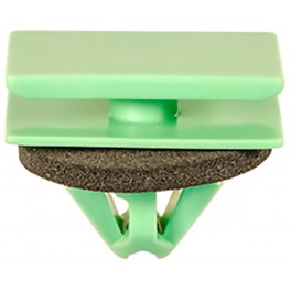 Green Nylon Rocker Panel Molding Clip w Sealer GM 11547210, (A161)